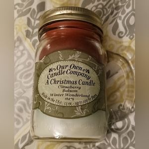 NWT! Our Own Candle Company Christmas Candle (13oz)